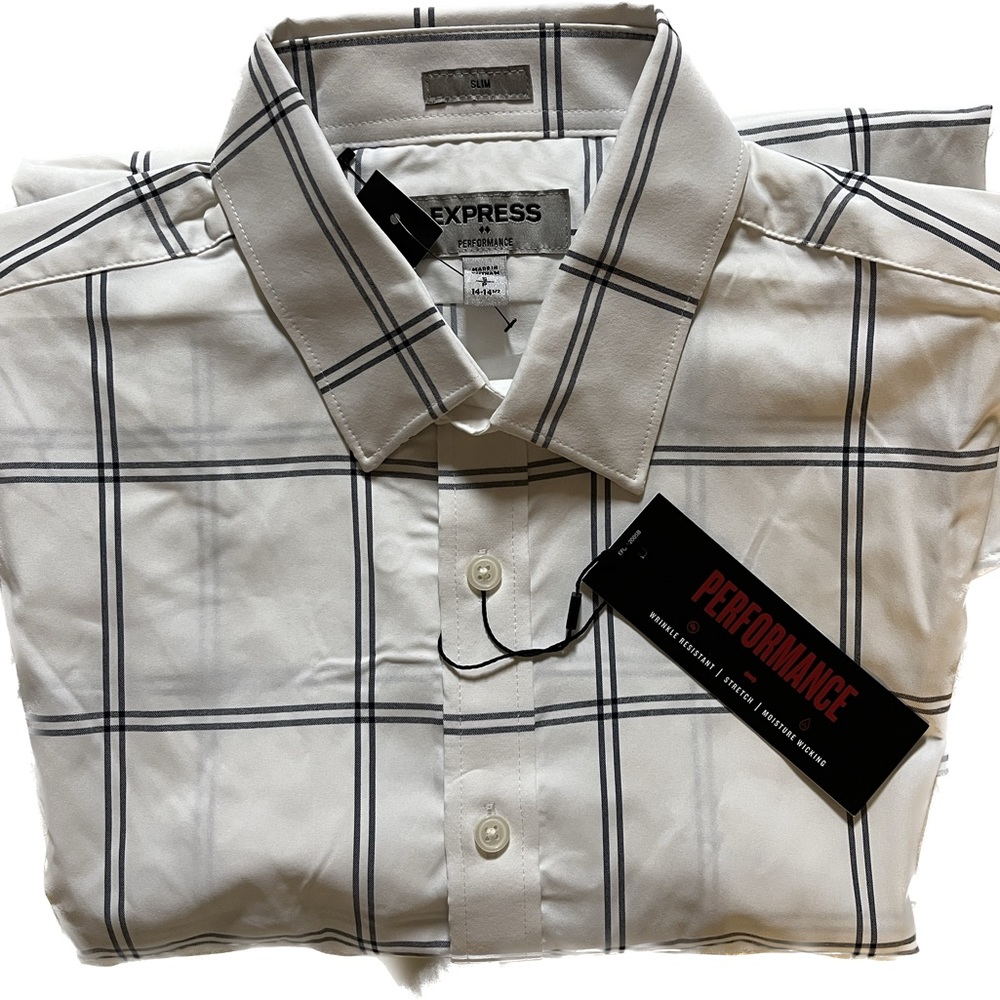 NWT Men’s Express Dress shirt - 14.5 neck - Small